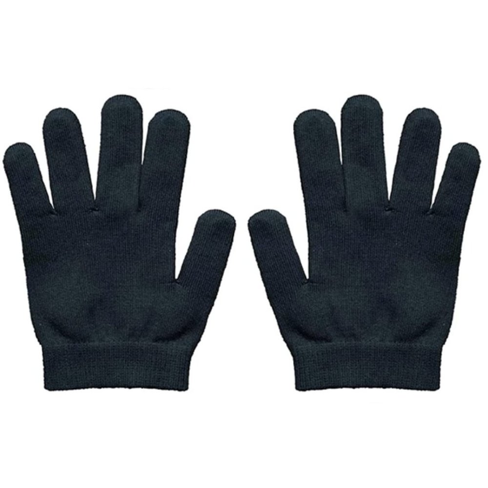 NatraCure Black Gel Moisturizing Gloves - Moisturizes and Restores Dry, Cracked